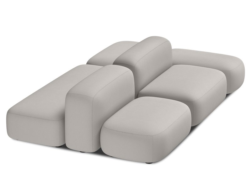 Диван модульный Риббл-7 Bucle Beige